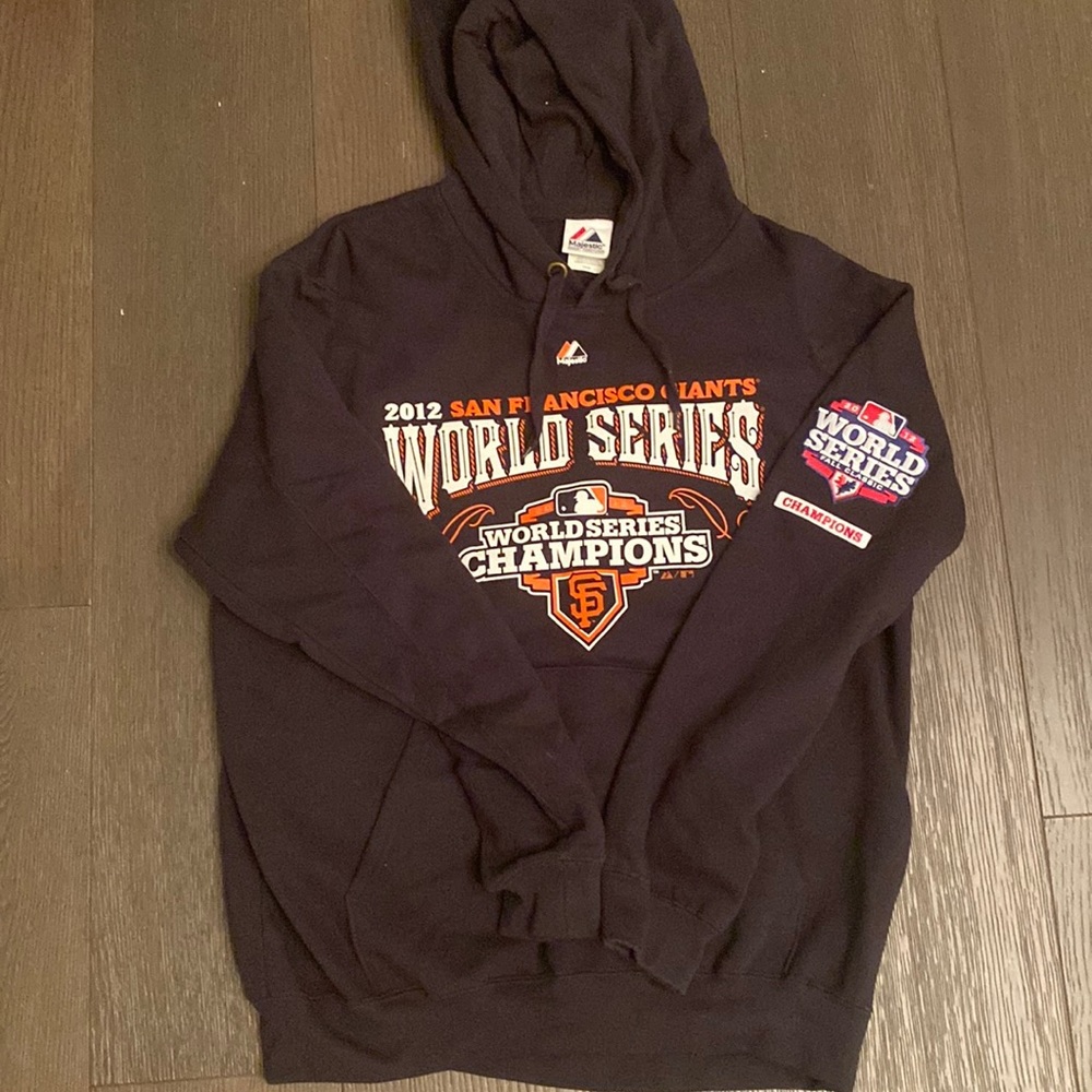 MLB majestic world series champion hoodie